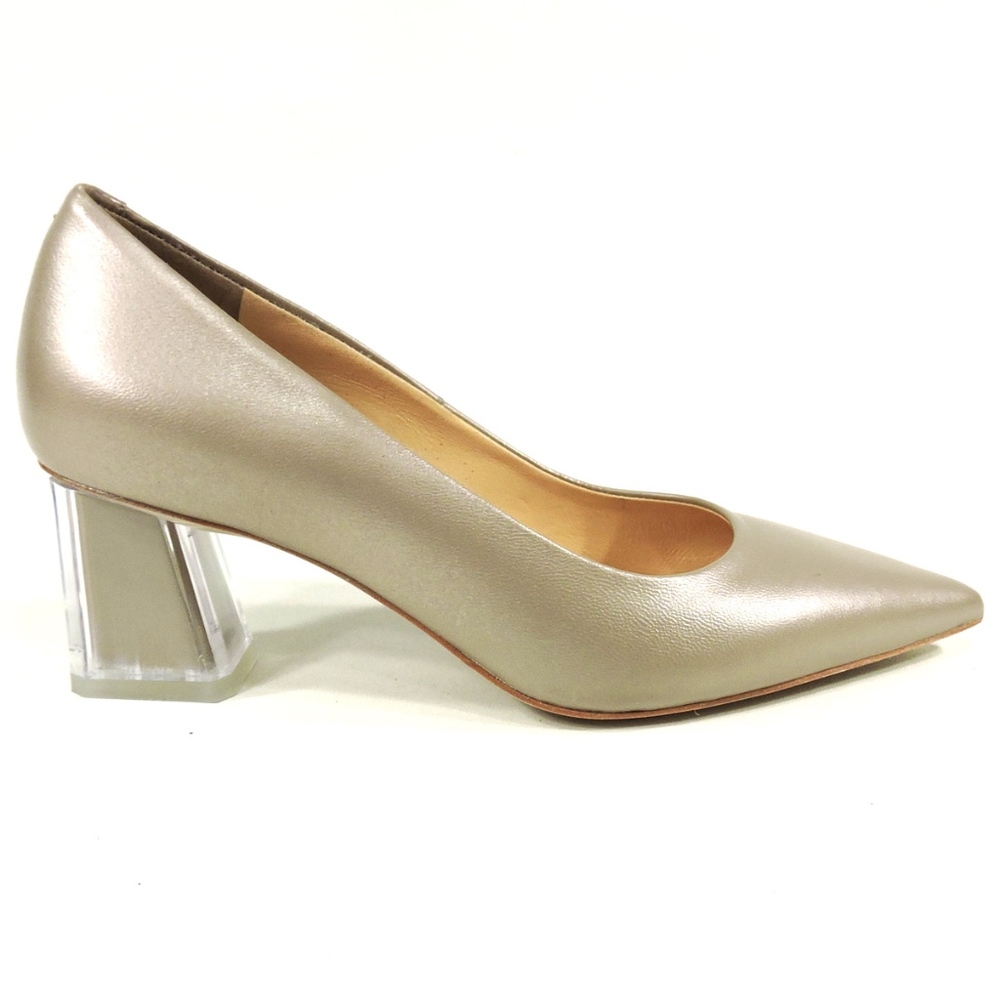 WOMEN'S LEATHER PAMPS